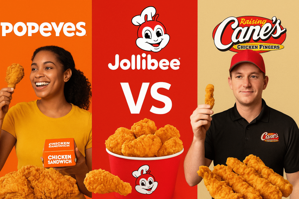 Popeyes vs. Jollibee vs. Raising Cane’s – Which Chicken Franchise Wins in 2025?